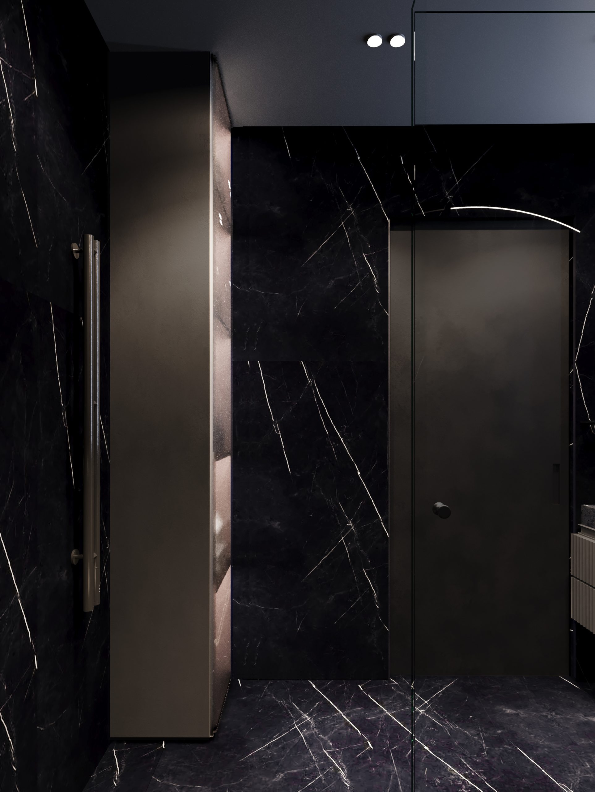 Интерьер душевой комнаты