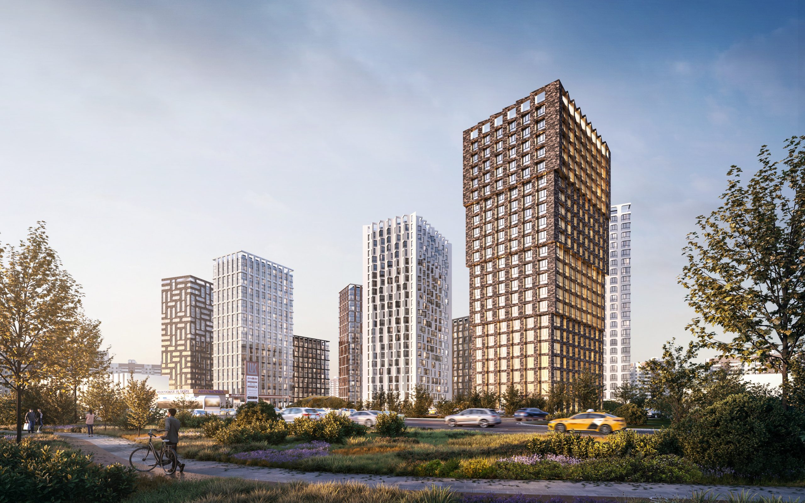 Жилой комплекс, Высоковольтный проезд, Москва