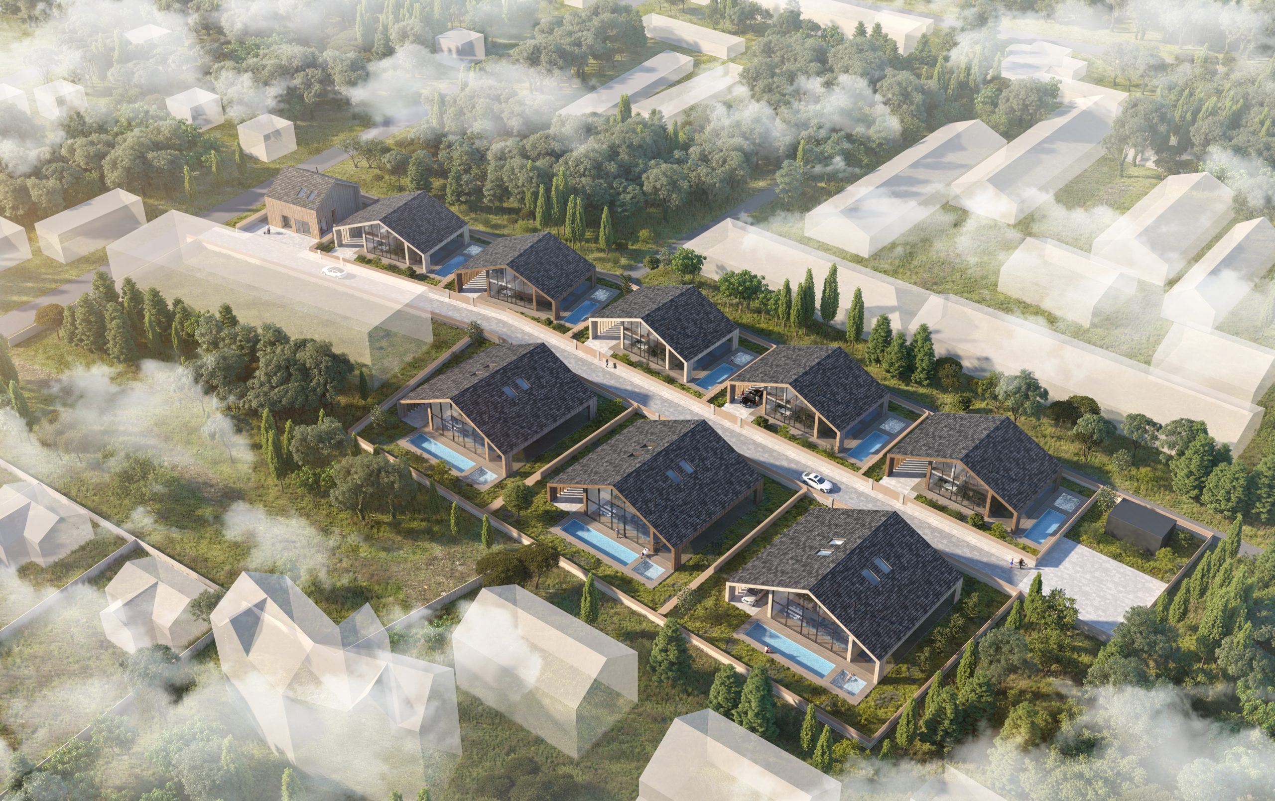 Коттеджный поселок, Сочи