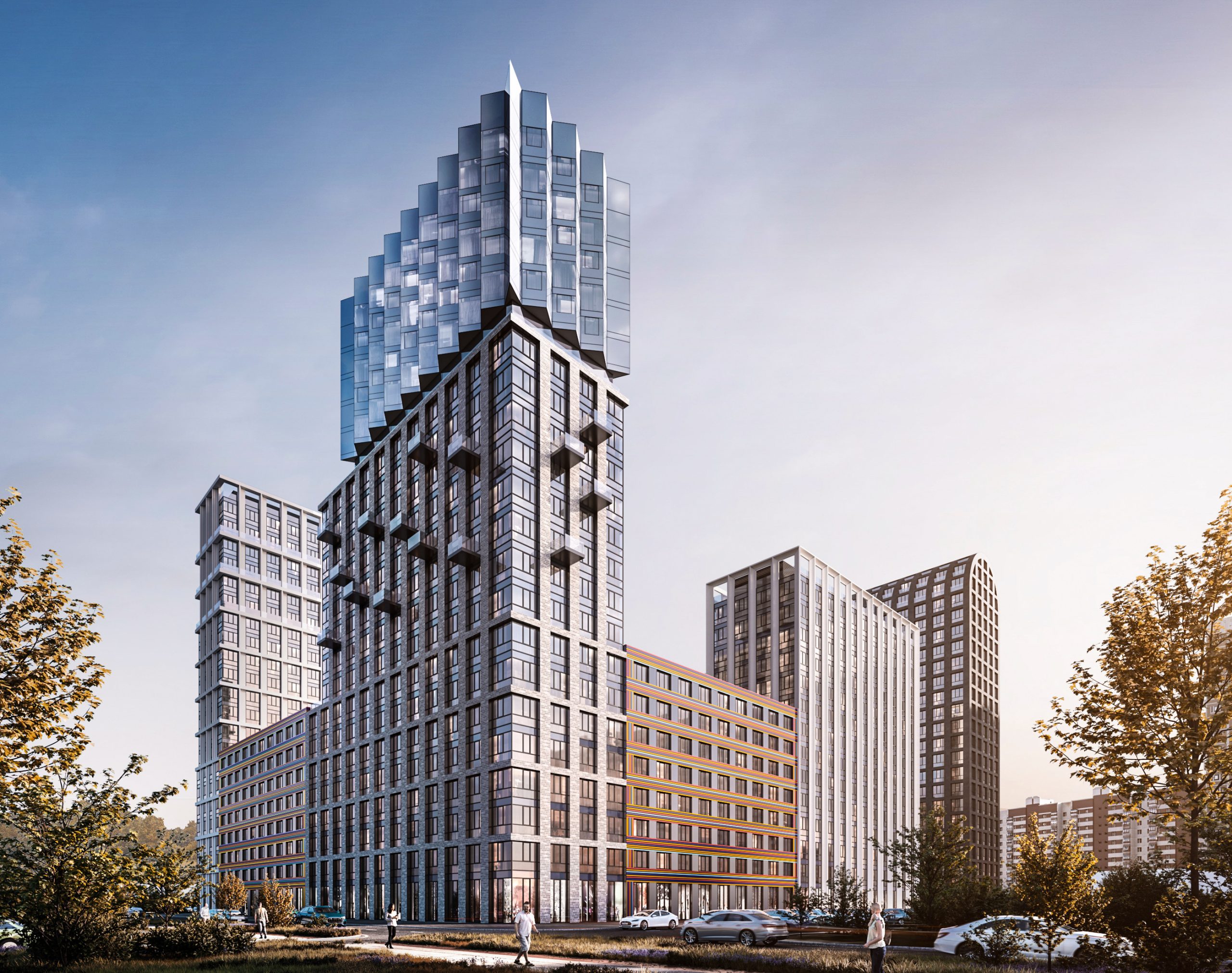 Жилой комплекс, Высоковольтный проезд, Москва