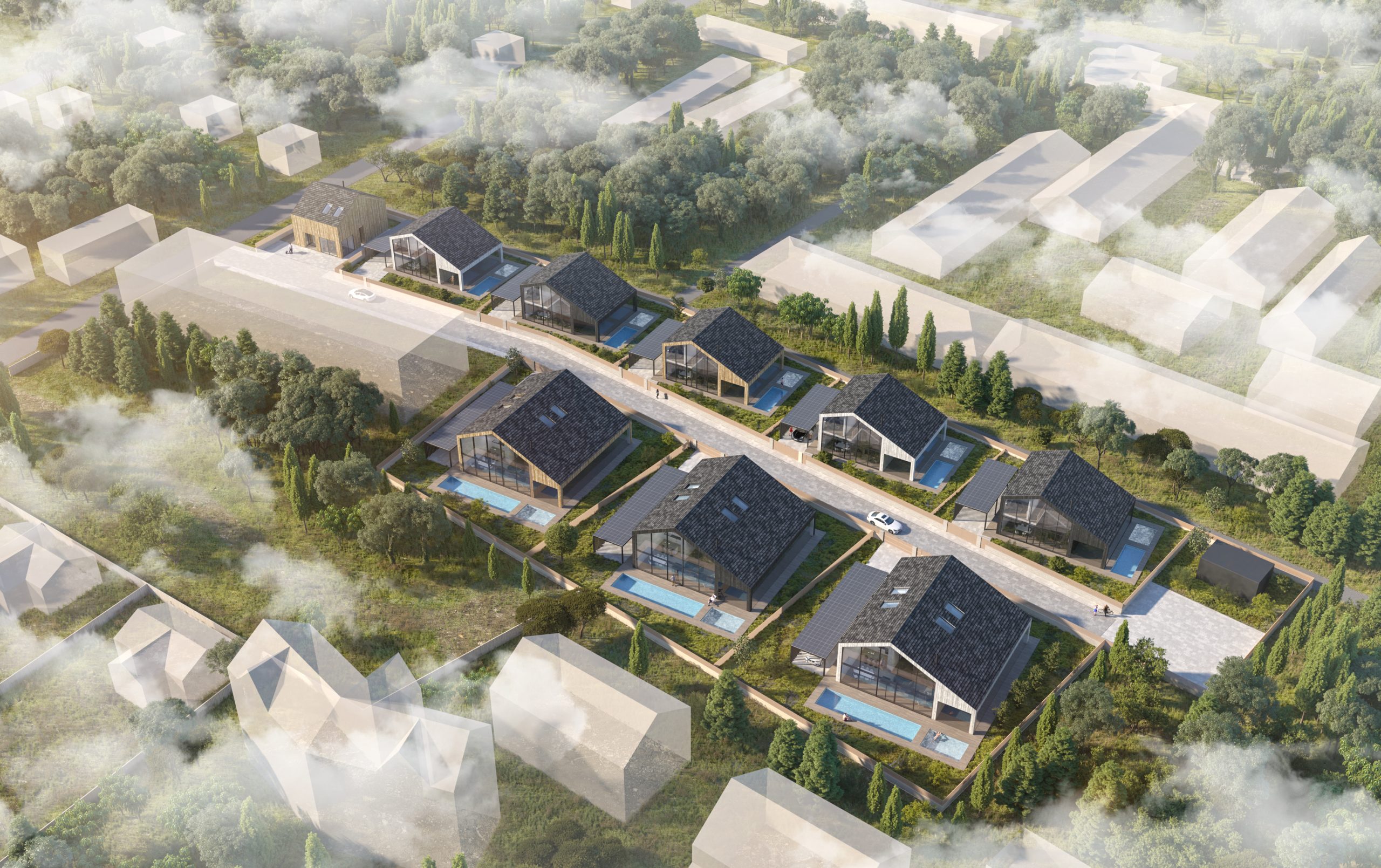 Коттеджный поселок, Сочи