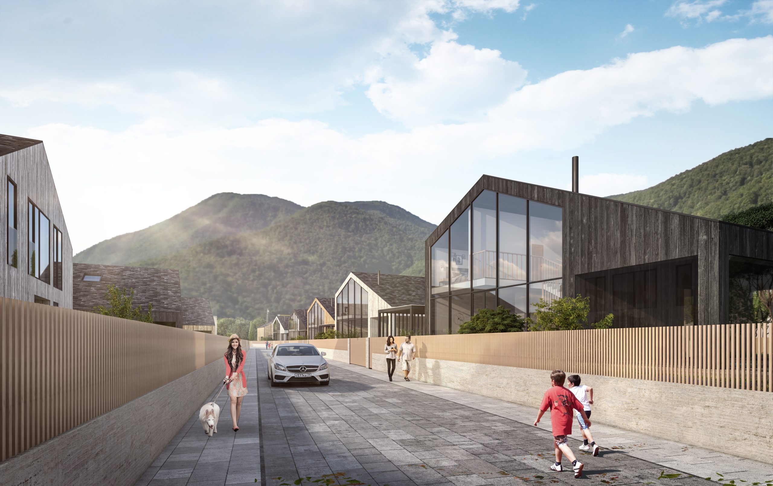 Коттеджный поселок, Сочи